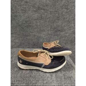 Skechers Women's 136451/NVY On-The-Go Flex Textile Upper Navy Blue Shoes Size 8